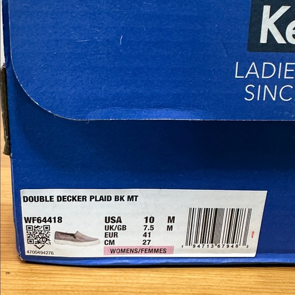 Keds | Double Decker Gray Plaid Slip-On Platform Sneakers - Picture 8 of 9